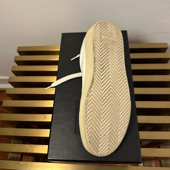 SAINT LAURENT SL06 COURT CANVAS SIGNATURE SNEAKER size 7 missing insoles - Picture 6 of 12
